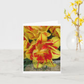 悔やみや弔慰カード カード (黄色い花)