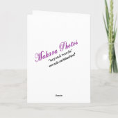 悔やみや弔慰カード カード (裏面)