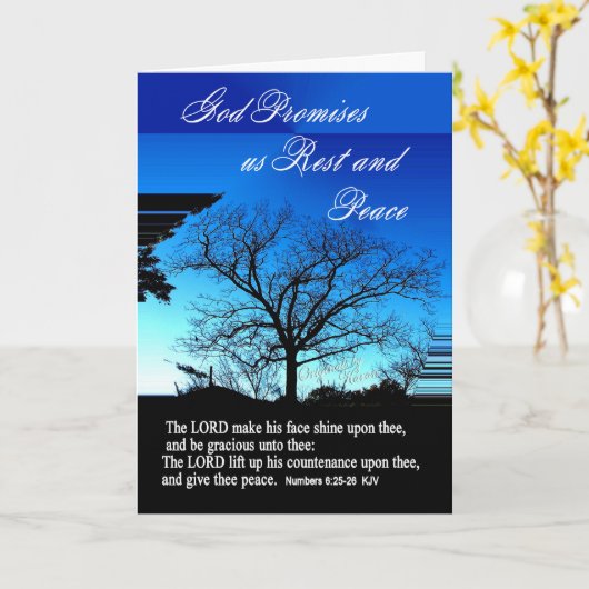 悔やみや弔慰カード カード (黄色い花)