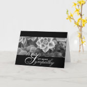 悔やみや弔慰カード カード (黄色い花)