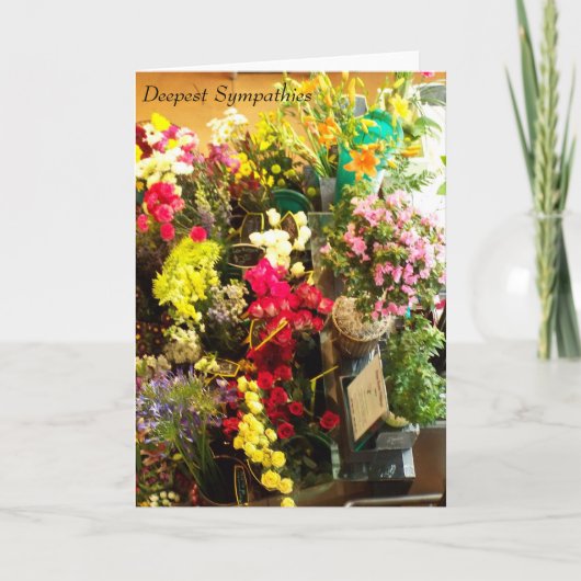 悔やみや弔慰カード カード (正面)