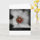 悔やみや弔慰カード カード (黄色い花)