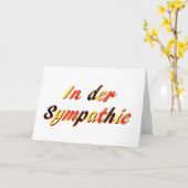 悔やみや弔慰カード カード (黄色い花)