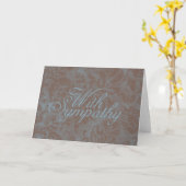 悔やみや弔慰カード カード (黄色い花)