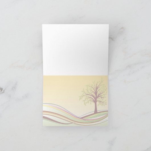 悔やみや弔慰カード カード (内部)