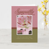 悔やみや弔慰カード カード (黄色い花)