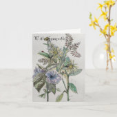 悔やみや弔慰カード カード (黄色い花)