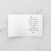 悔やみや弔慰カード カード (内部)