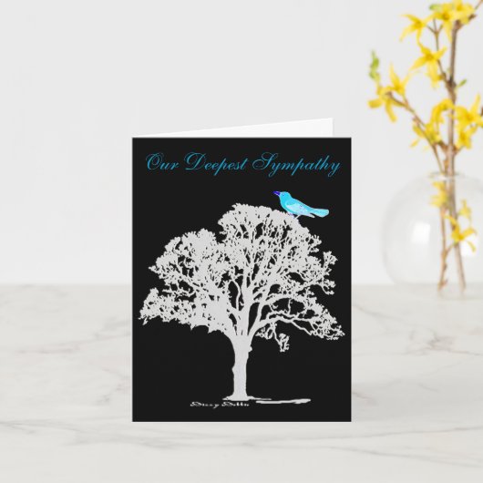 悔やみや弔慰カード カード (黄色い花)