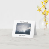 悔やみや弔慰カード カード (黄色い花)