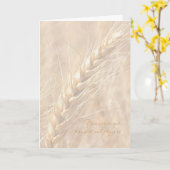 悔やみや弔慰カード/ムギの悔やみや弔慰カード カード (黄色い花)