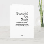 悔やみや弔慰カード-友人の損失 カード (裏面)