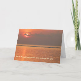 悔やみや弔慰カード-平和の思考の… カード