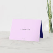 悔やみや弔慰カード: (愛した人) カード (裏面)