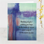 悔やみや弔慰カード(dalDesignNZ) カード (黄色い花)