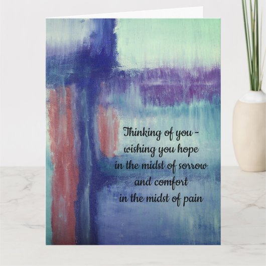 悔やみや弔慰カード(dalDesignNZ) カード (正面)