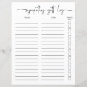 悔やみや弔慰ギフトログとThank You Tracker (裏面)