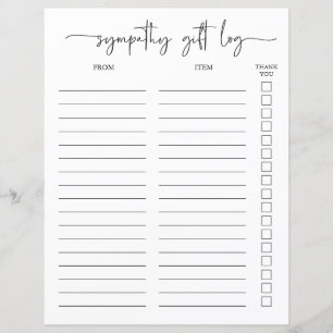 悔やみや弔慰ギフトログとThank You Tracker