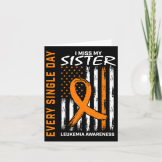 悔やみや弔慰ギフト姉オレンジ白血病の敗戦 カード