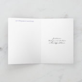 悔やみや弔慰グリーティングカードと海シーン カード (内部)