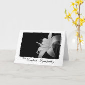 悔やみや弔慰グリーティングカード カード (黄色い花)