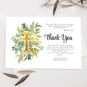 悔やみや弔慰グリーンリークロス葬儀 サンキューカード