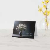 悔やみや弔慰サンキューカラリユブーケ カード (黄色い花)