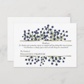 悔やみや弔慰サンキューカード サンキューカード (正面/裏面)