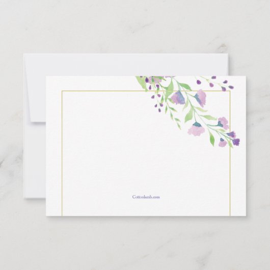 悔やみや弔慰サンキューカード サンキューカード (裏面)