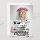 悔やみや弔慰サンキューカード 招待状 (正面/裏面)