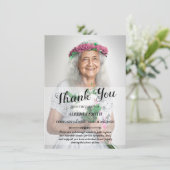 悔やみや弔慰サンキューカード 招待状 (スタンド正面)