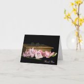 悔やみや弔慰サンキューグラジオラス カード (黄色い花)