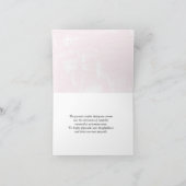 悔やみや弔慰サンキューグラジオラス カード (内部)