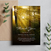 悔やみや弔慰サンキューツリーズ自然 サンキューカード