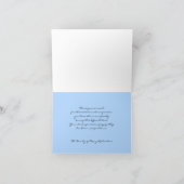 悔やみや弔慰サンキューノートカード – 美しい湖 サンキューカード (内部)