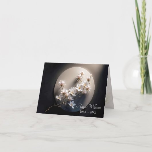 悔やみや弔慰サンキューファーリングDogwood カード (正面)