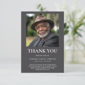 悔やみや弔慰サンキューフォトカード サンキューカード (スタンド正面)