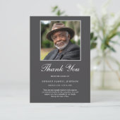 悔やみや弔慰サンキューフォト サンキューカード (スタンド正面)