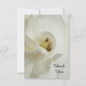 悔やみや弔慰サンキューフラットカード – ガーデニア サンキューカード (正面)