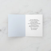 悔やみや弔慰サンキューベンチウィズマウンテンズ カード (内部)