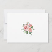 悔やみや弔慰サンキューメモリアルピンクフローラPHOT) サンキューカード (裏面)