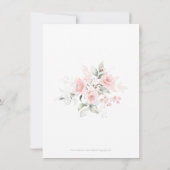 悔やみや弔慰サンキューメモリアル水彩フローラ サンキューカード (裏面)