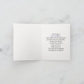 悔やみや弔慰サンキューワイルドフラワーファミリー カード (内部)