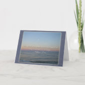 悔やみや弔慰サンセットウィリアムペン引用文 カード (正面)