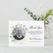 悔やみや弔慰サービスマスサンキューメモリアル緑 サンキューカード (スタンド正面)