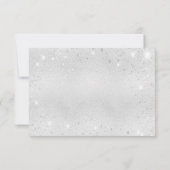 悔やみや弔慰シルバーピンク感謝していフラール サンキューカード (裏面)