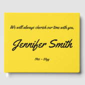 悔やみや弔慰シンプルの基本ゲストブック ゲストブック (正面)