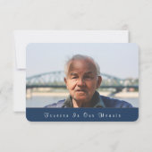 悔やみや弔慰スターリーマウンテンナイト サンキューカード (裏面)