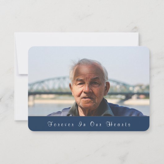 悔やみや弔慰スターリーマウンテンナイト サンキューカード (裏面)