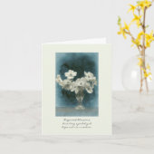 悔やみや弔慰ドッグウッドが希望を象徴 カード (黄色い花)